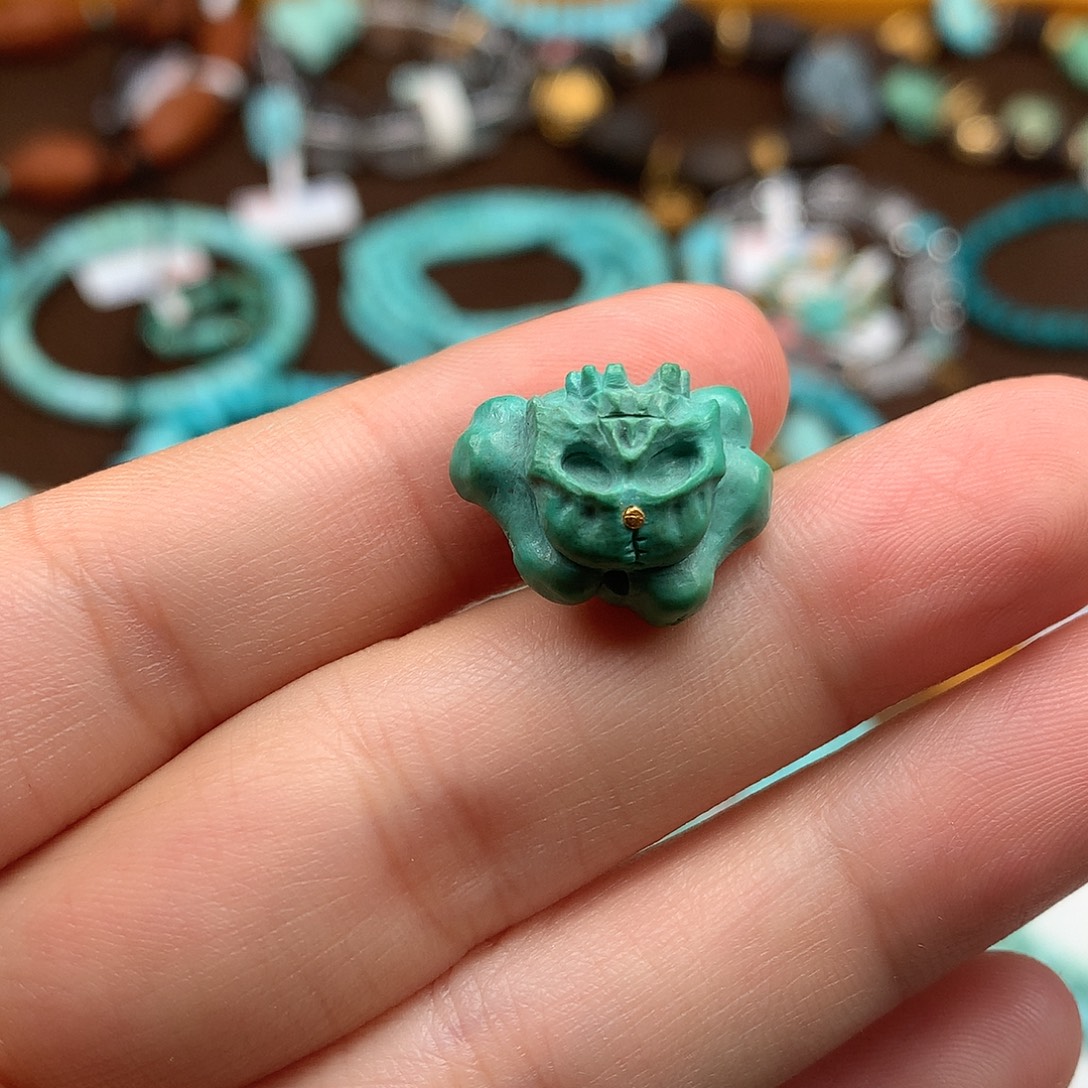 未镶嵌绿松石绿松石