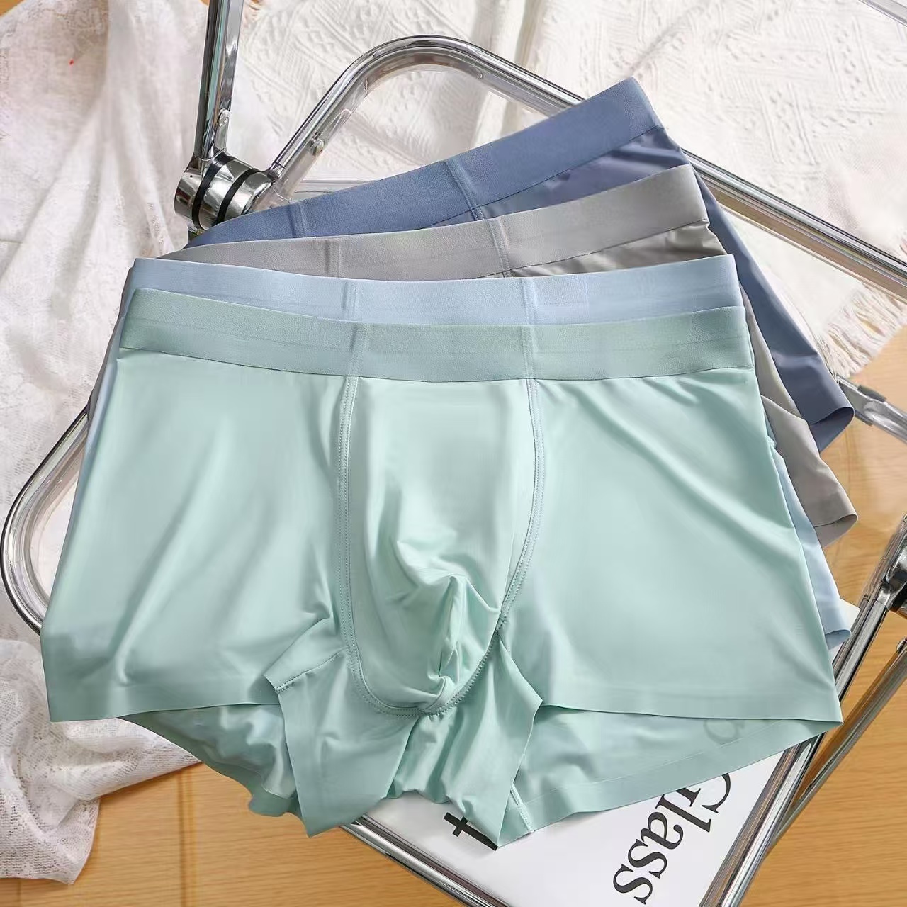 纯棉男士内裤直播过款为主，主播给编号[乱拍随机发]