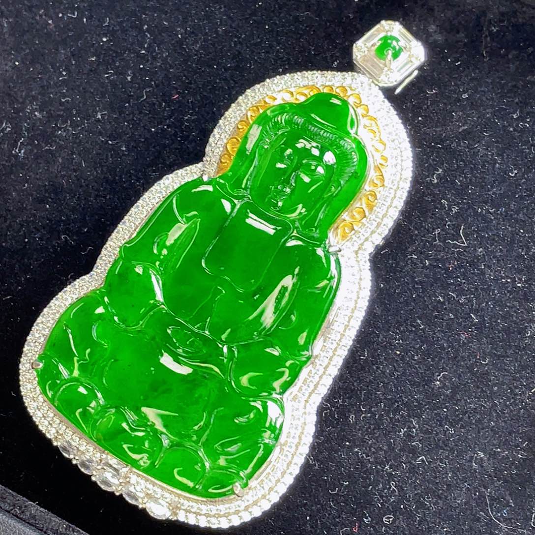 翡翠吊坠(不含链)未镶嵌