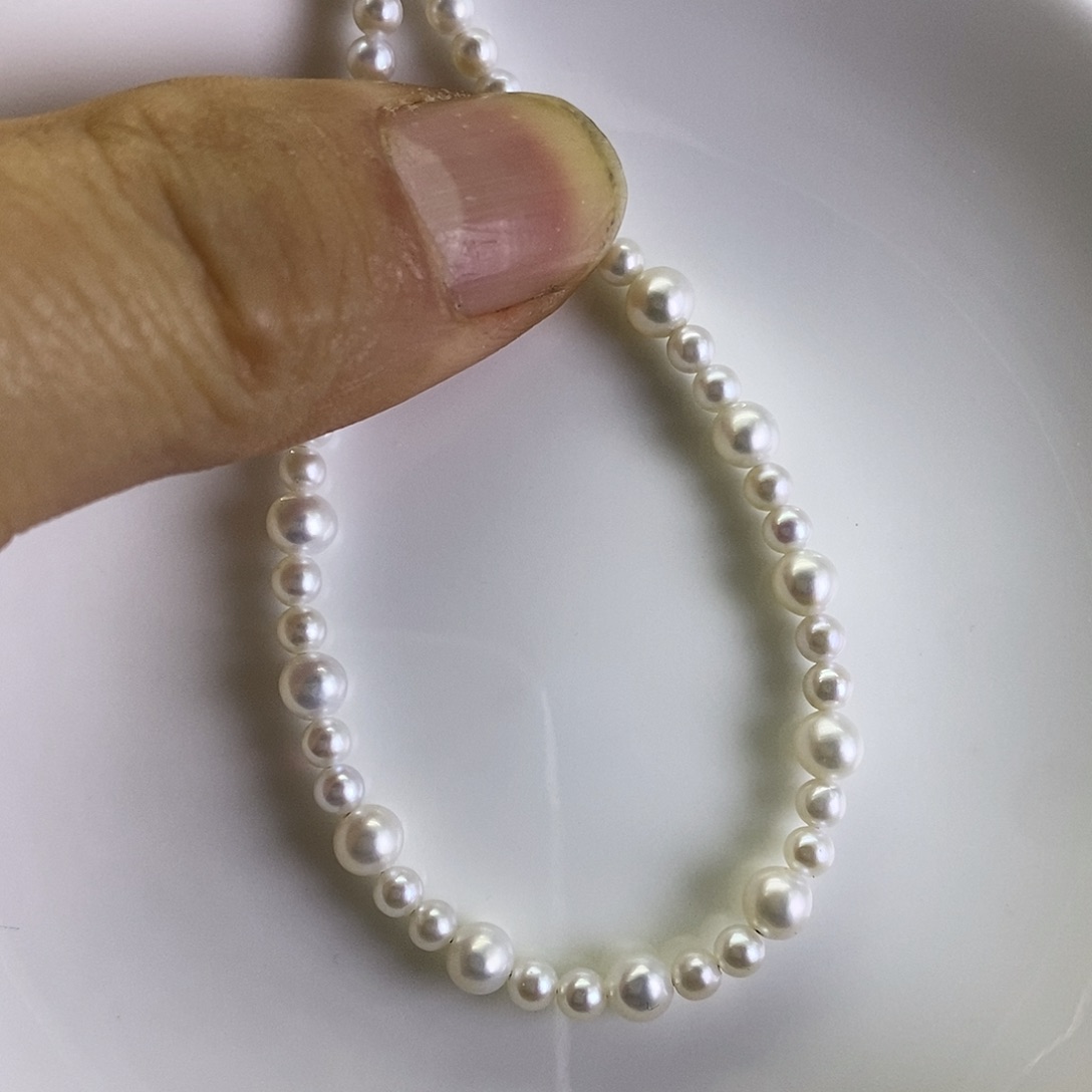 银S925镶嵌淡水珍珠手绳