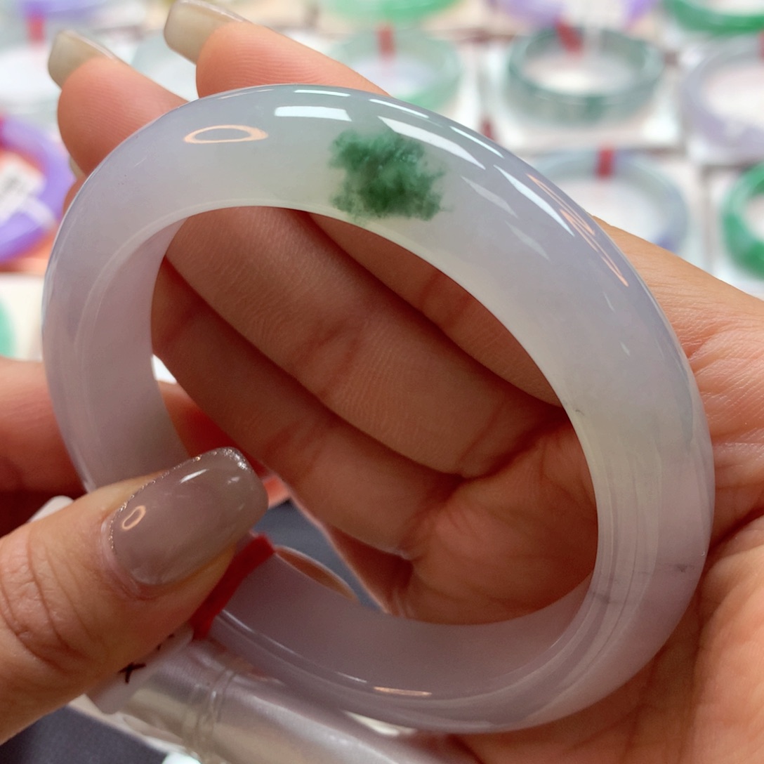 翡翠手镯未镶嵌58正2号88