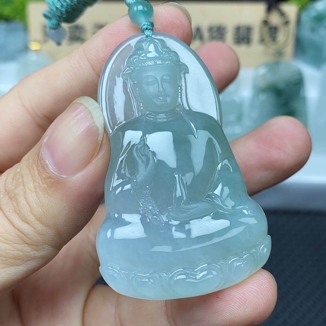 天***使翡翠未镶嵌颈饰翡翠