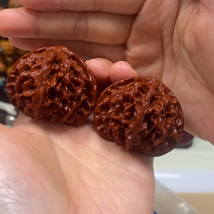 吊坠文玩核桃玉玲珑46