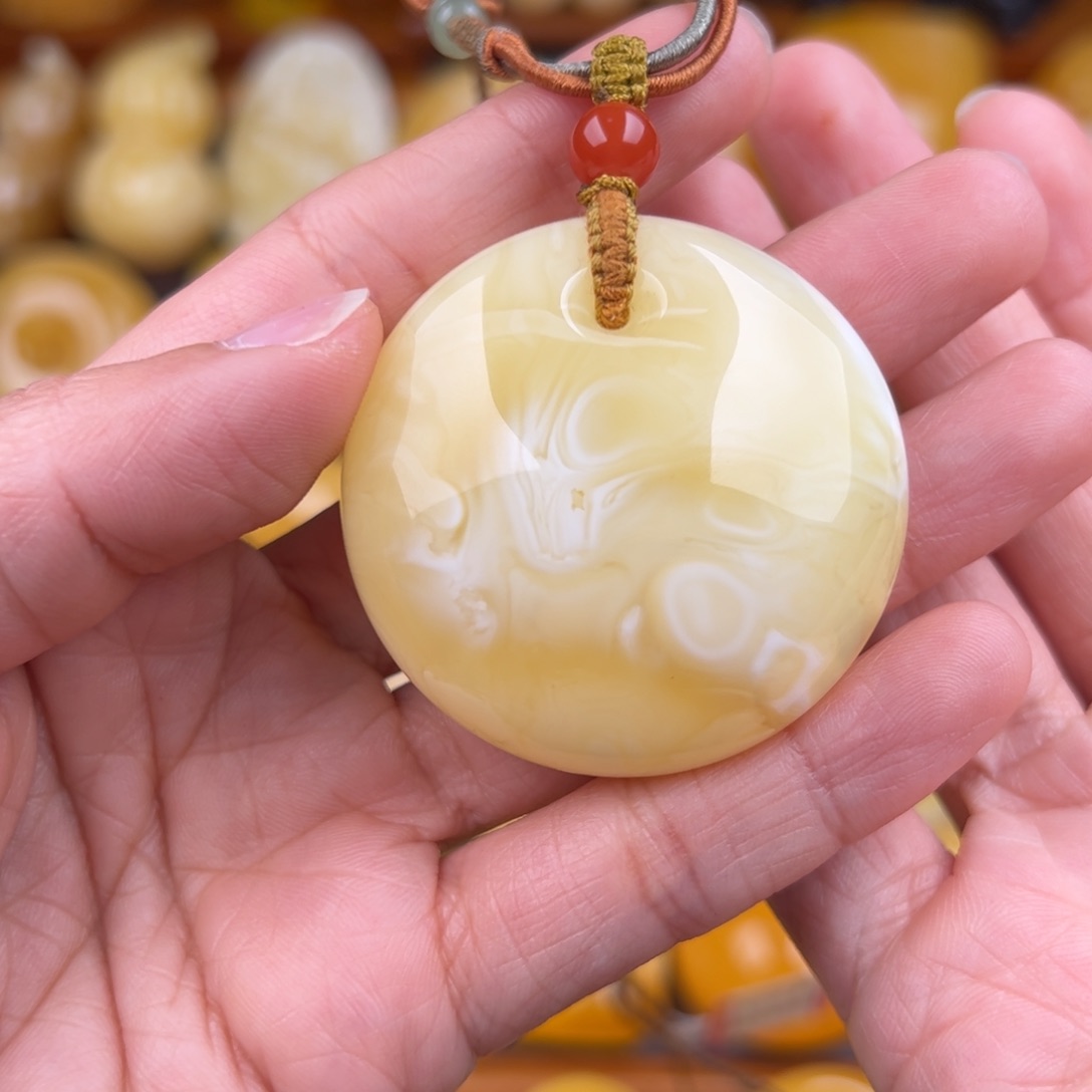 琥珀裸石未镶嵌纯天然琥珀蜜蜡无优化