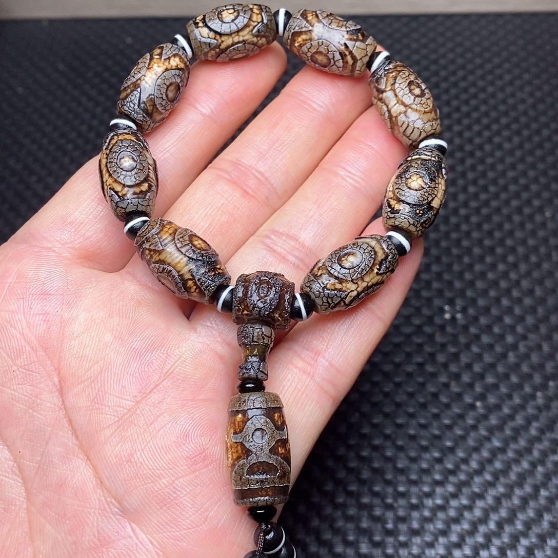 玛瑙/玉髓手链未镶嵌叭*