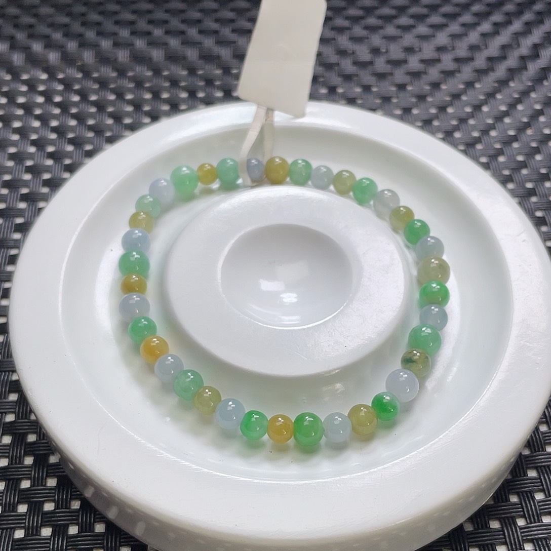 翡翠手链未镶嵌卡5