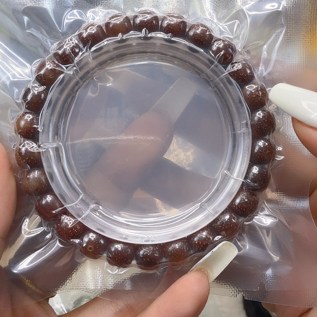 星月菩提手串21尽头粉冰星月菩提单圈98单圈