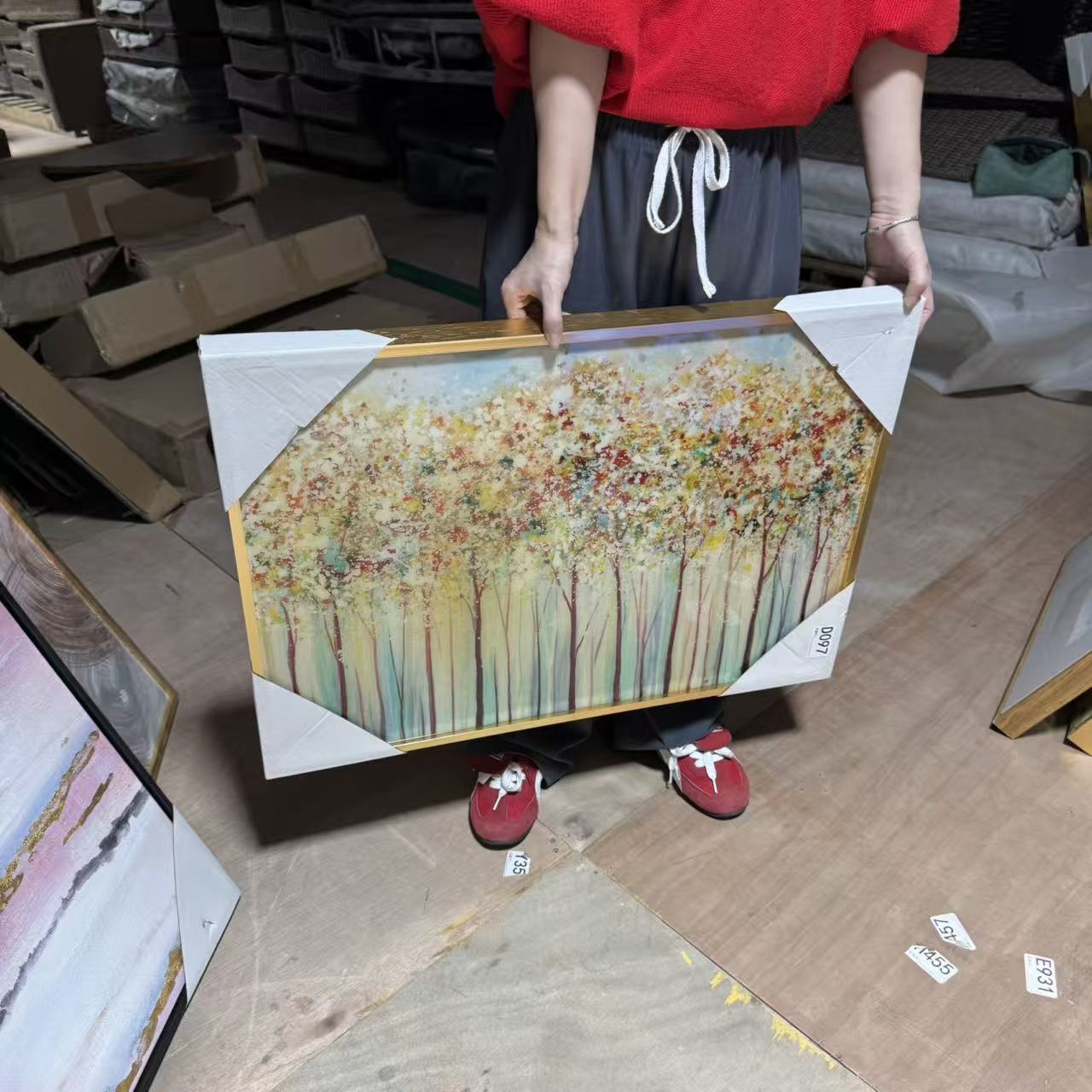 D097#装饰画50*70CM挂画库存尾货（47D）