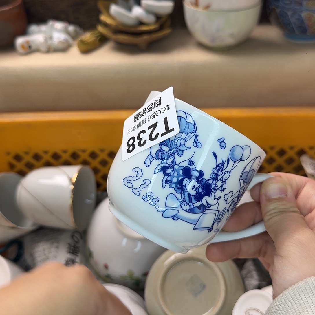 清***韵瓷片238 回流日瓷全场满18米包邮