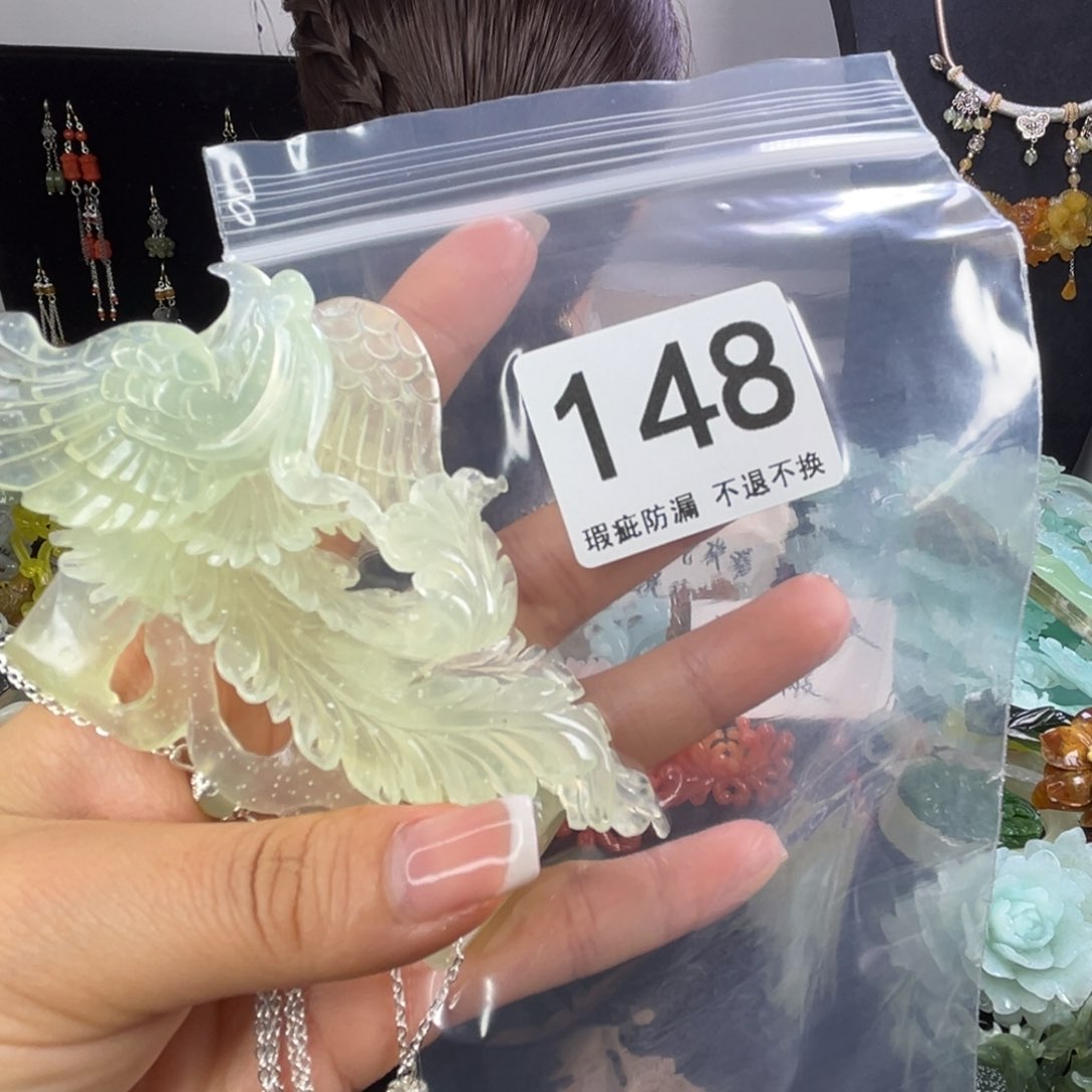 未镶嵌岫玉发饰英*