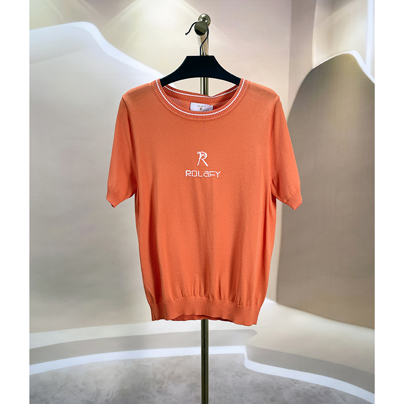 春夏小众设计感女休闲短袖上衣 若2517A