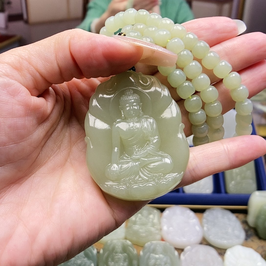 和田玉颈饰未镶嵌z*j