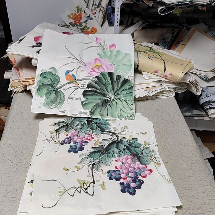 长***团国画落款后台备注