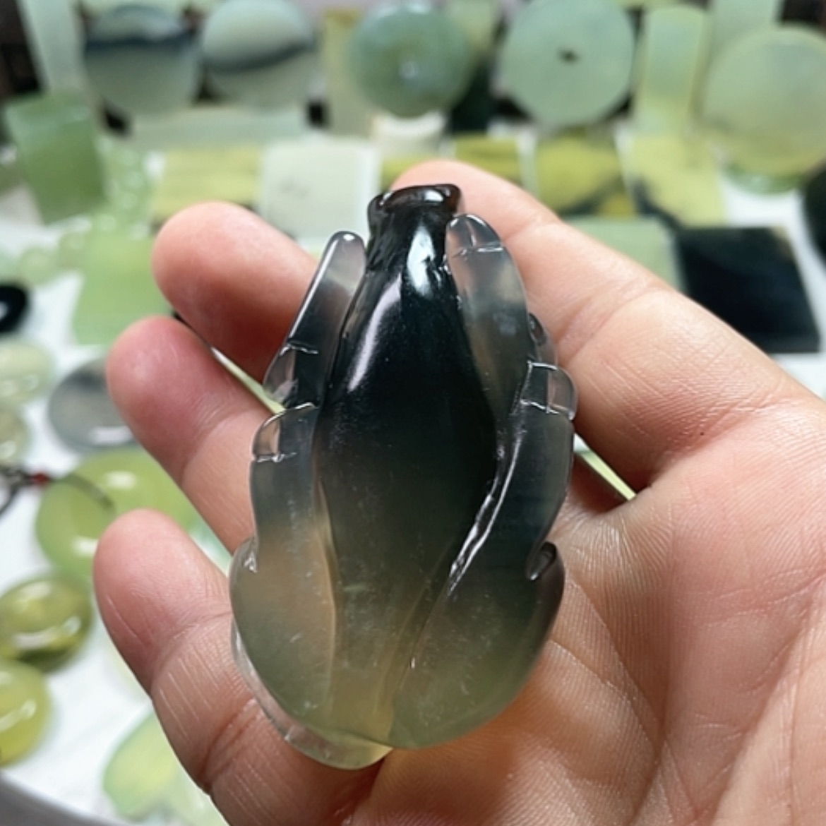【闪购商品】未镶嵌岫玉挂件6*