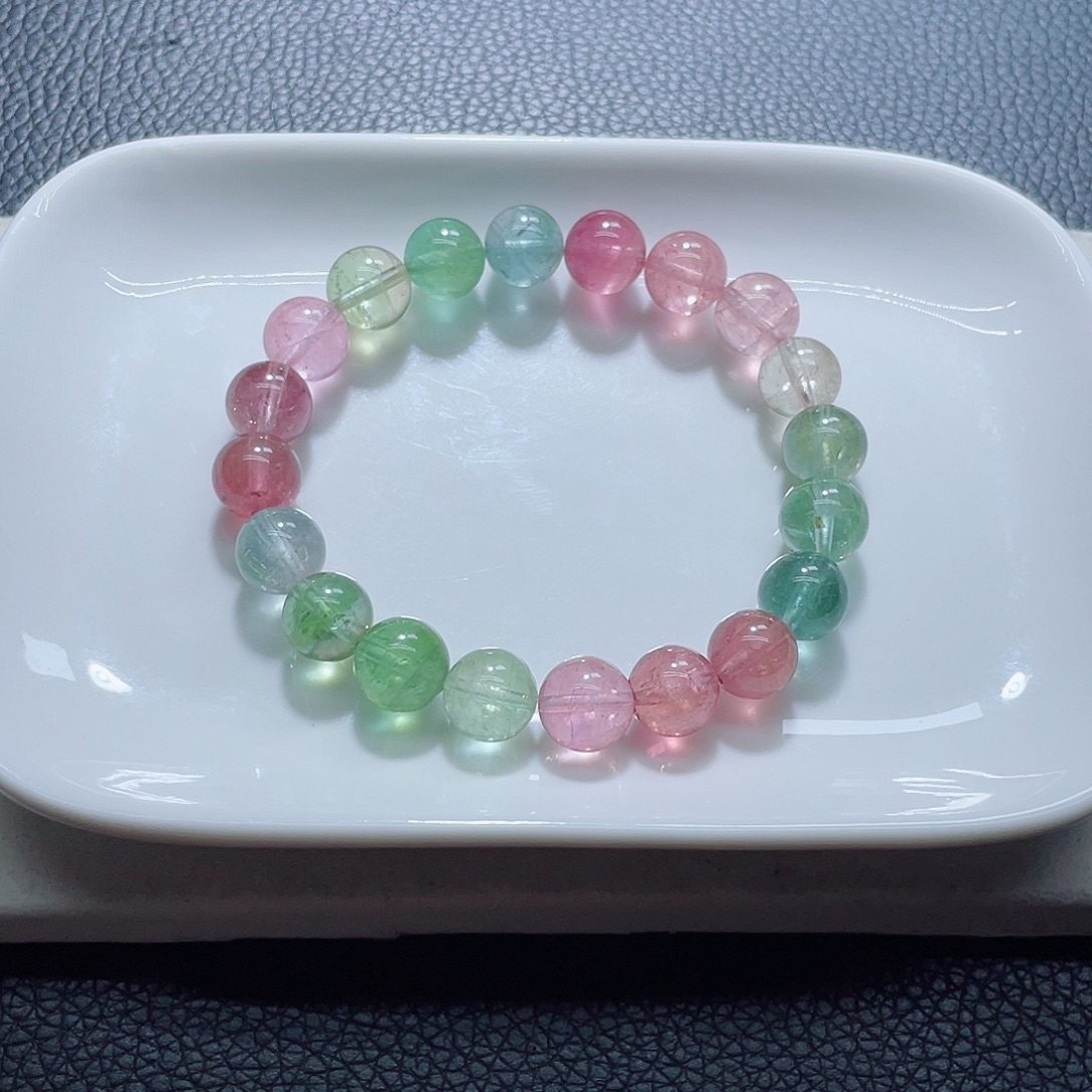 碧玺手链未镶嵌10mm左右