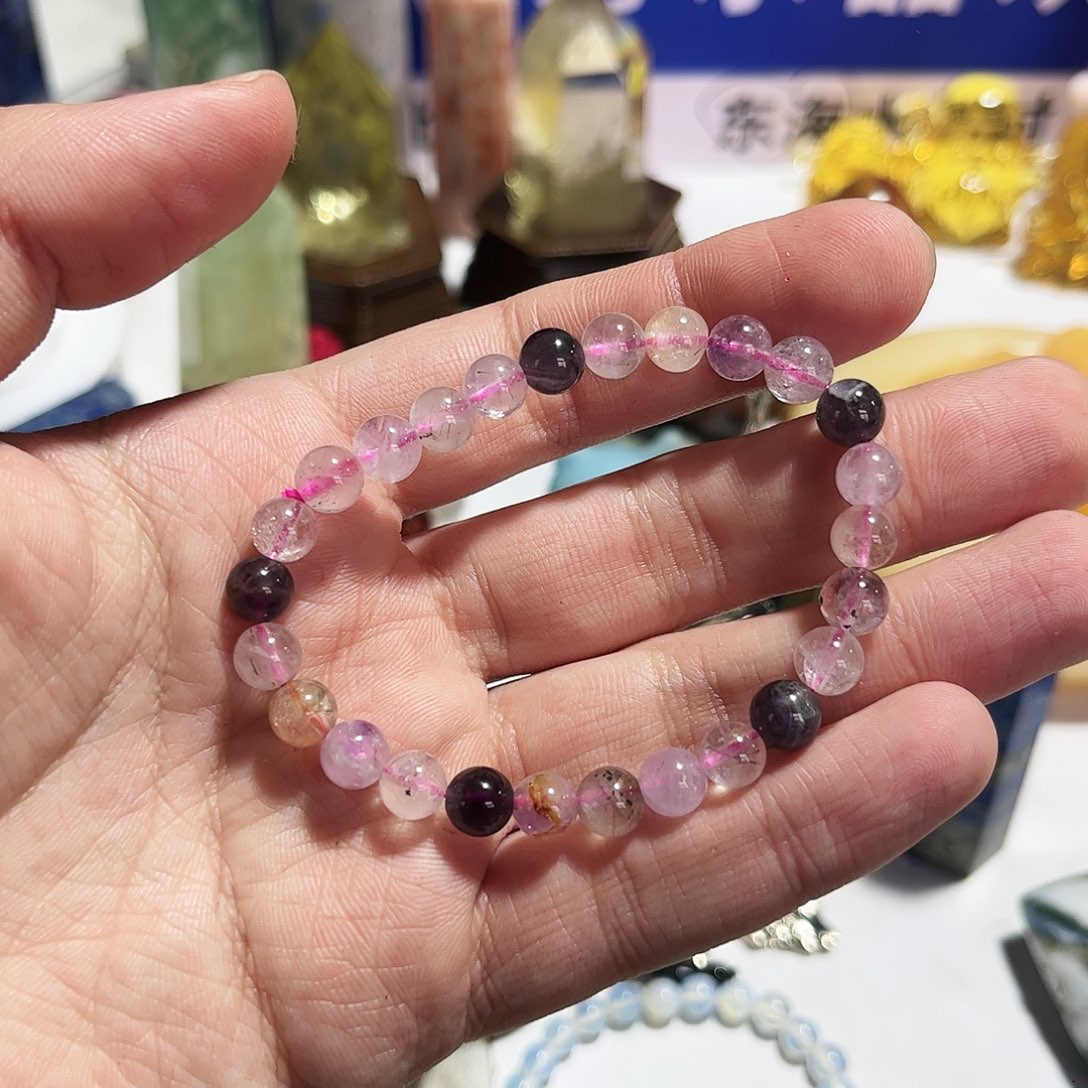 水晶天然水晶微瑕银S925镶嵌
