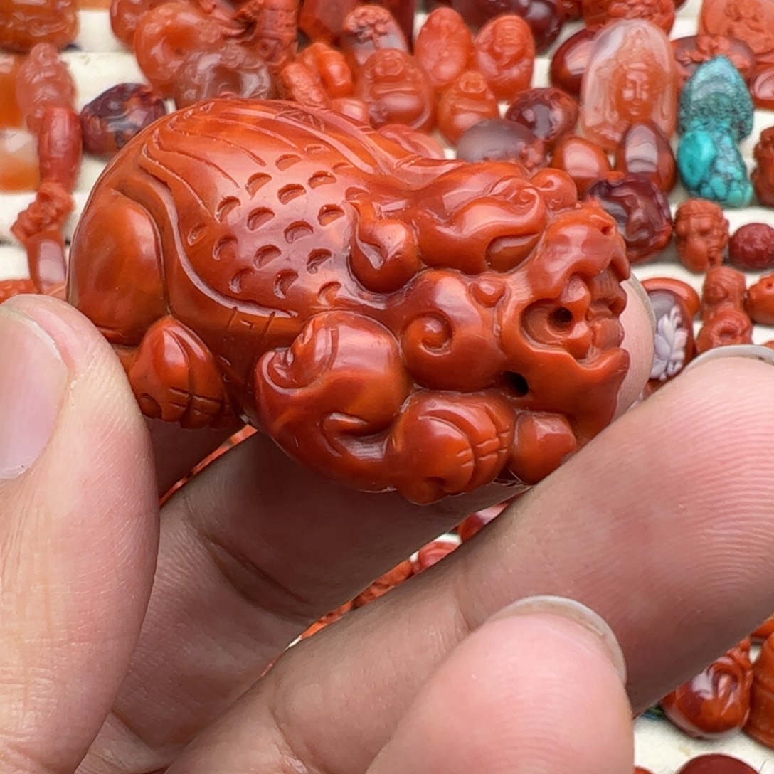 南红玛瑙未镶嵌配饰