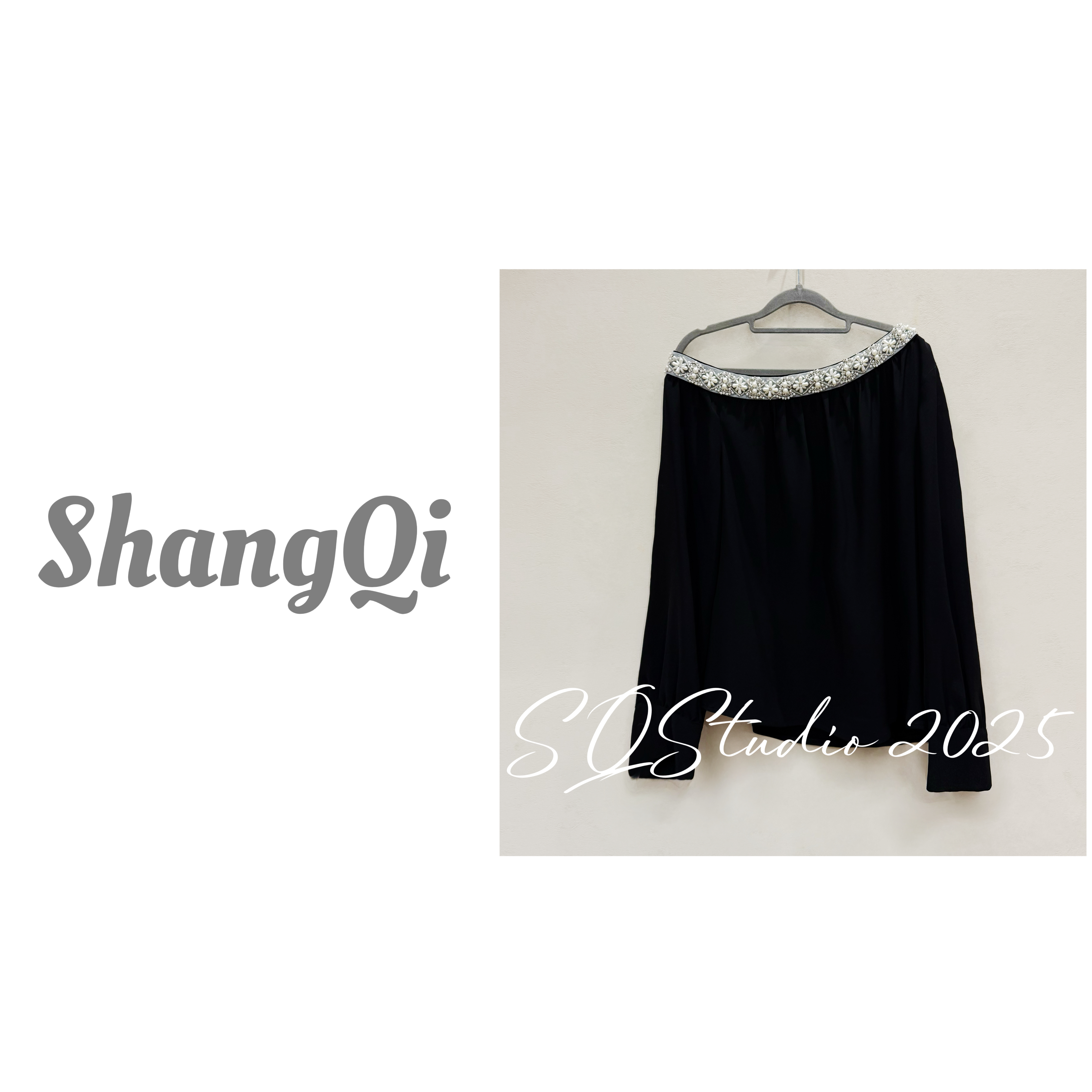 【时尚缪斯斜肩上衣】气质显瘦百搭时尚春款斜肩上衣--K549卡码拍大