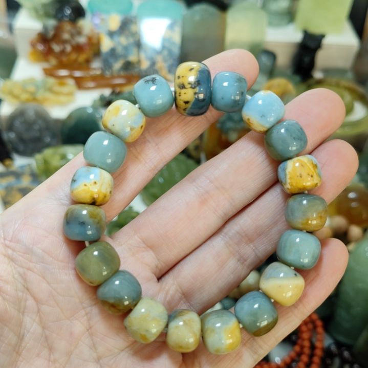 岫玉未镶嵌手串手串