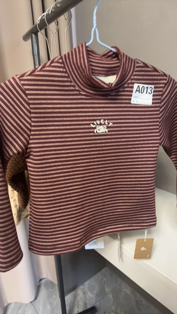 儿童打底衫 男女同款 常规款 百搭时尚