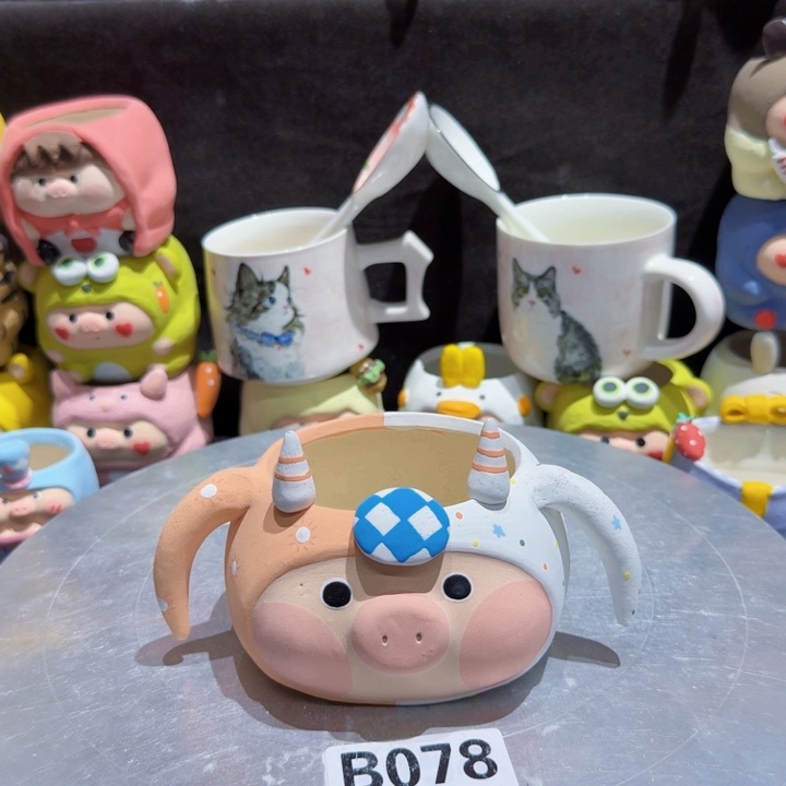 陶瓷微瑕多肉花盆