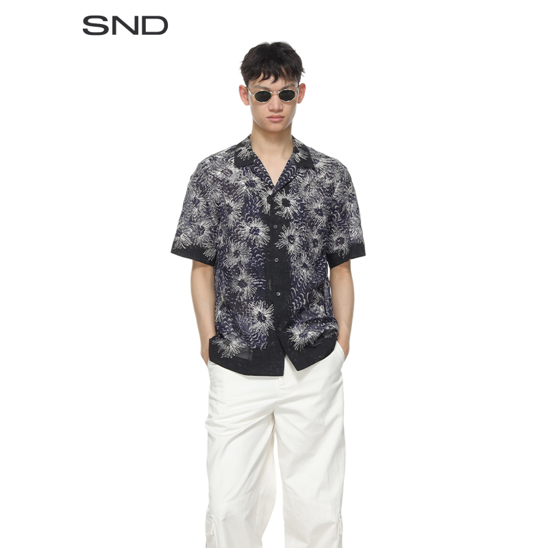 【DVN 设计师品牌】SND SS25 印花短袖衬衫