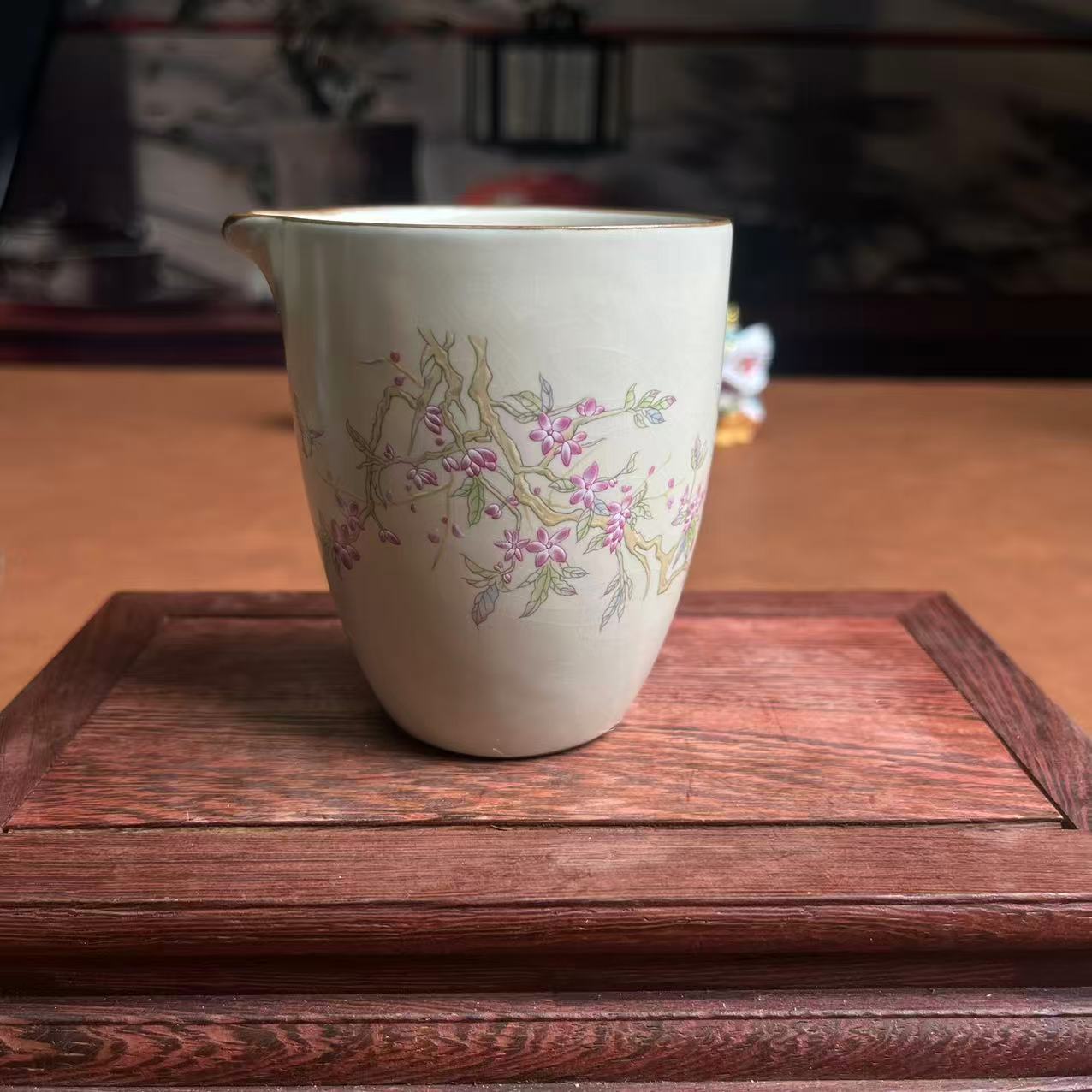 黄汝桃花公道杯-4486