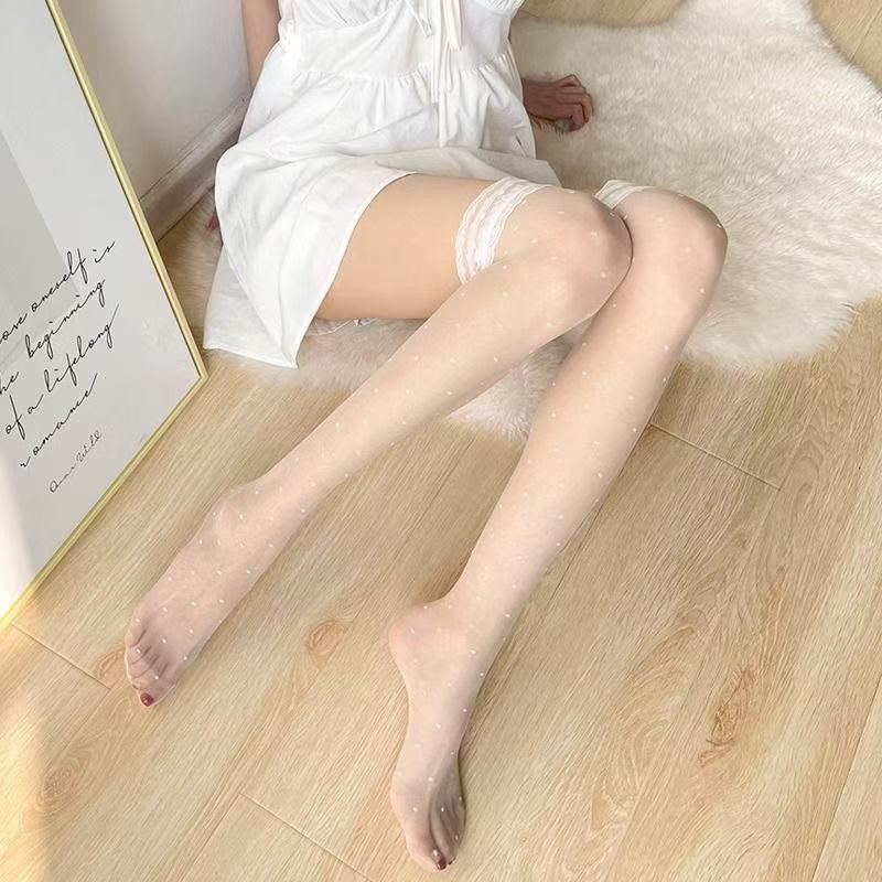 复古蕾丝长丝袜 