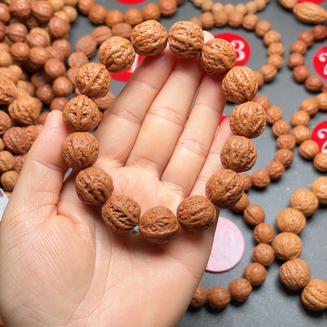 文玩核桃手串野生核桃1.6+