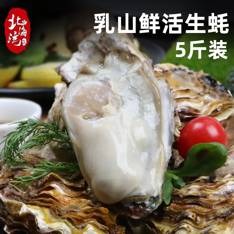 【北海湾】乳山生蚝5斤/箱 （3-4两/个和5-6两/个规格自选）