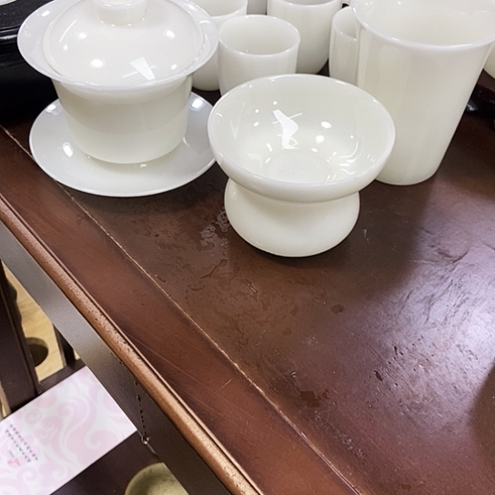 璞玉盖碗套组闻香杯