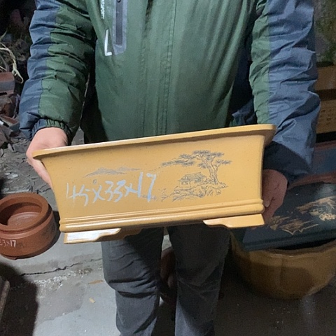 紫砂花盆手工制作