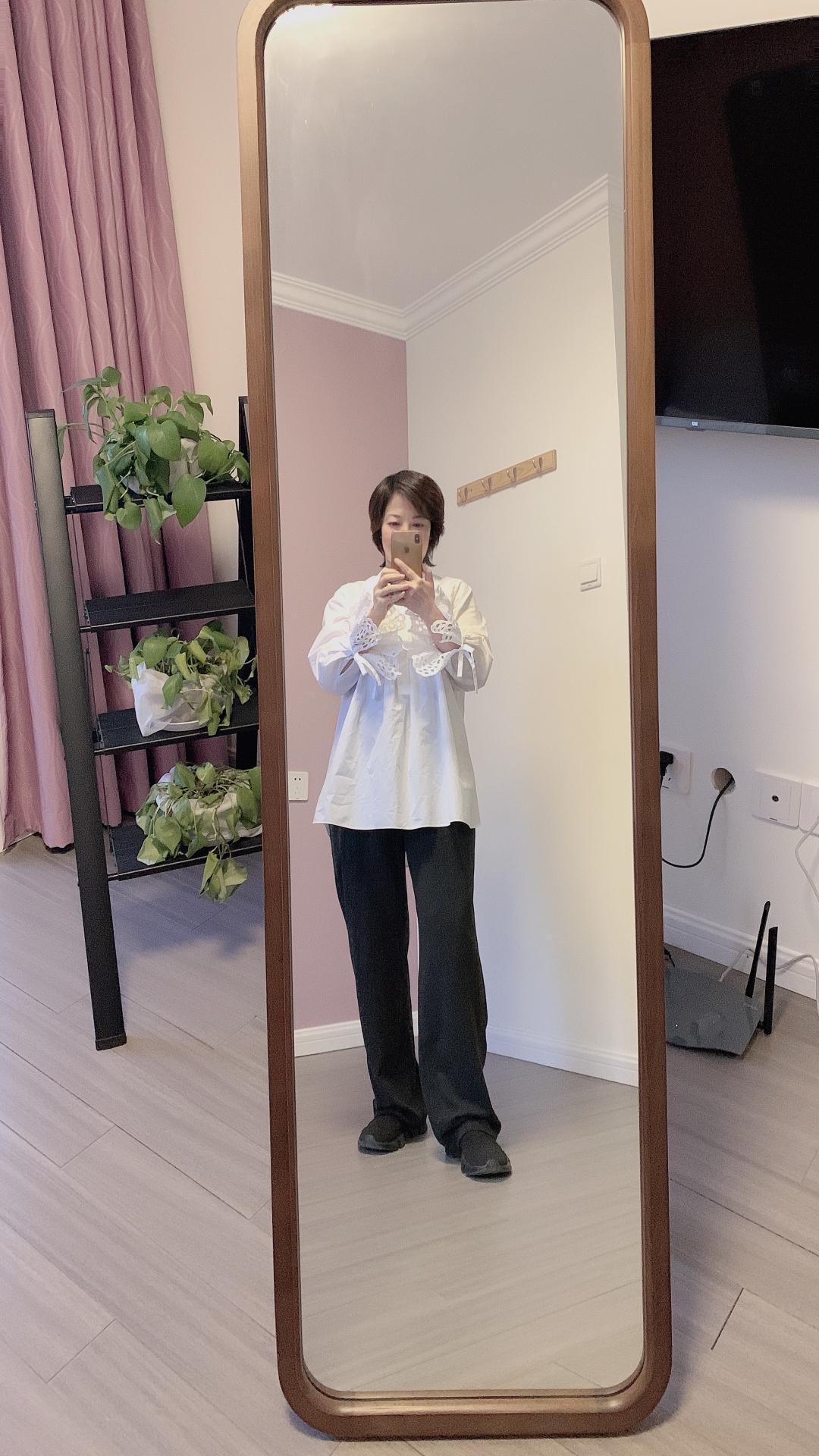 99新 Chloe/蔻依 葡萄籽奢潮/白色蕾丝衬衫/36时尚休闲衬衣