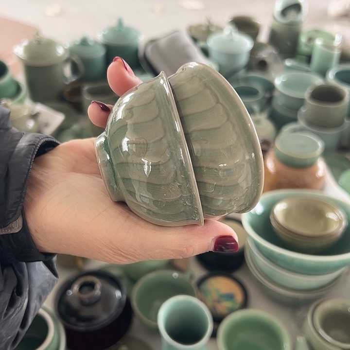 小米茶器龙泉青瓷