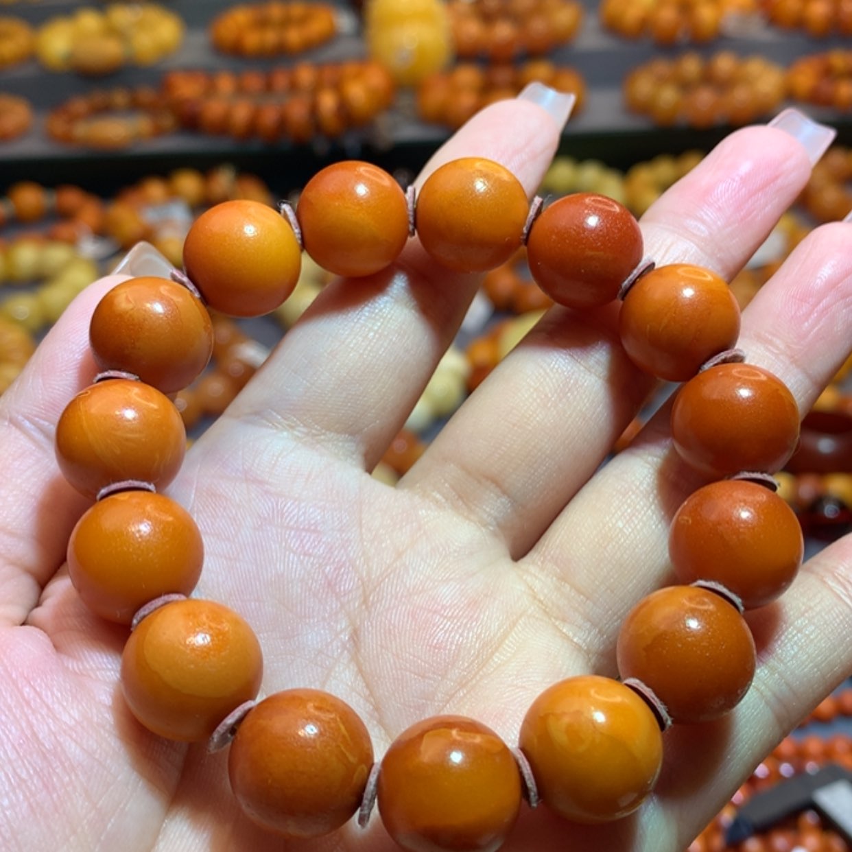 【闪购商品】未镶嵌蜜蜡手串蜜蜡手串