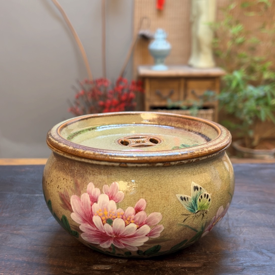 杯景德镇柴烧手绘陶瓷