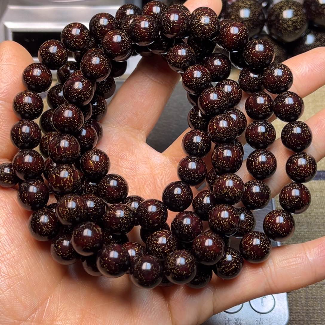 檀香紫檀（小叶紫檀）1.0 108 爆星