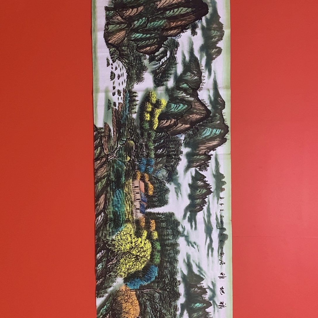 国画山水花鸟国画作品