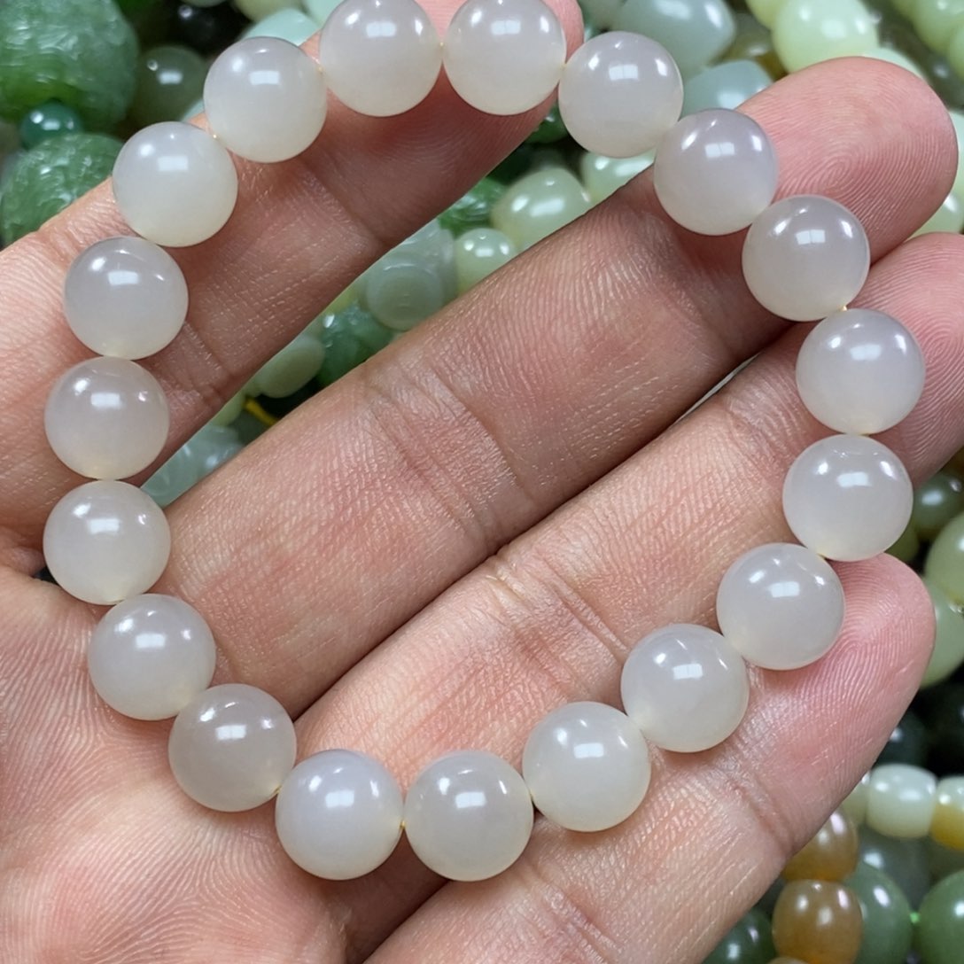 和田玉手链未镶嵌