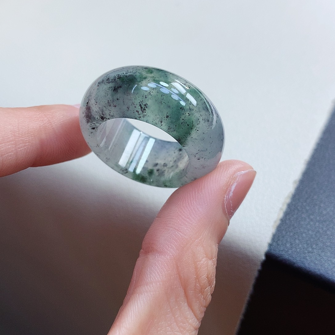 翡翠戒指未镶嵌22-23号