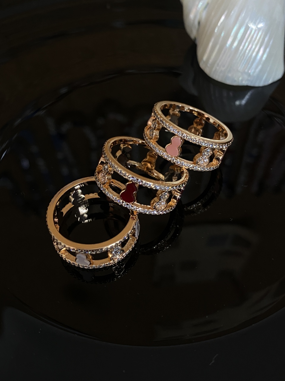 纯铜锆石戒指 7#7#7#戒指集合葫芦、T家、马蹄