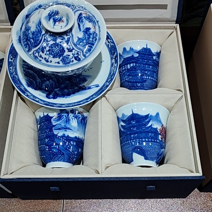 摆件L**y景德镇陶瓷茶具套装