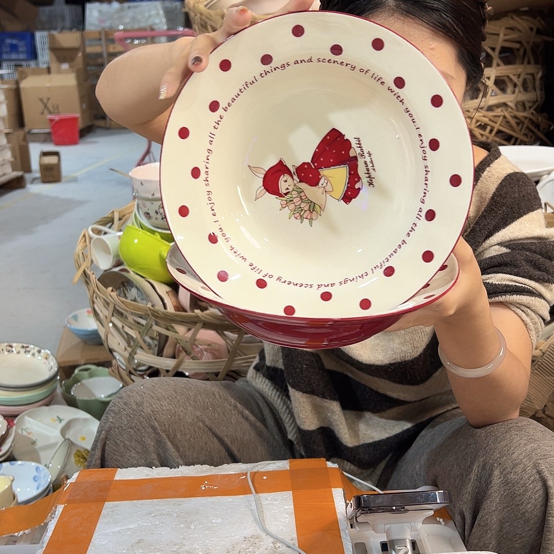 潮州陶瓷餐具微瑕9寸