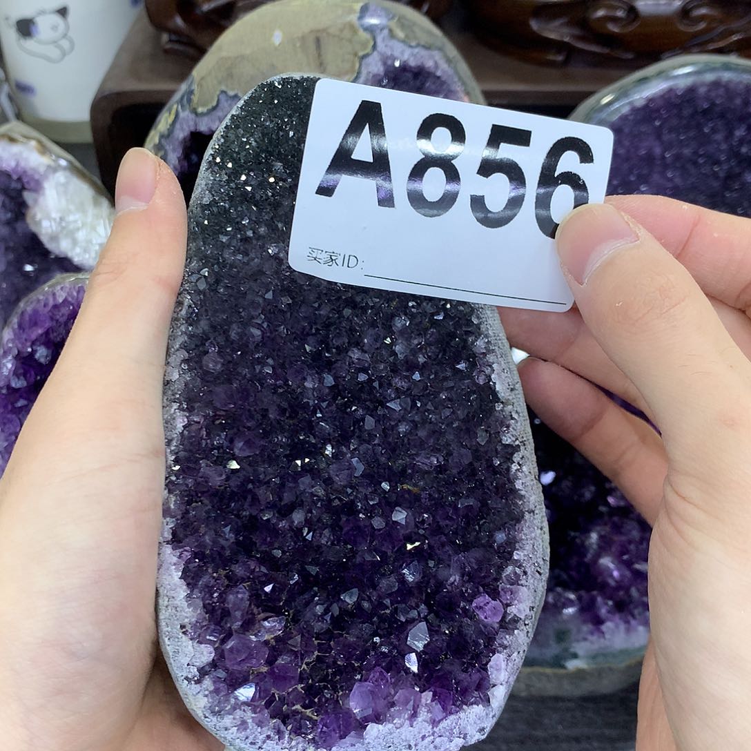 紫晶珠宝半成品未镶嵌856