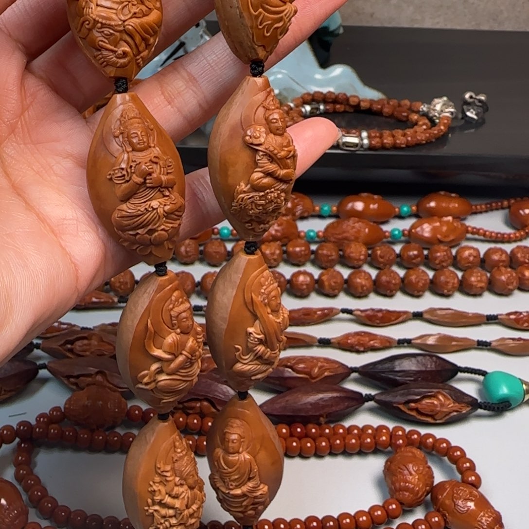 橄榄核手串/手链2.25尺寸十二生肖守护神