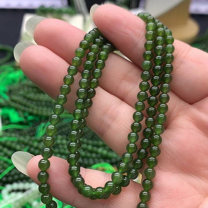 和田玉未镶嵌手链4