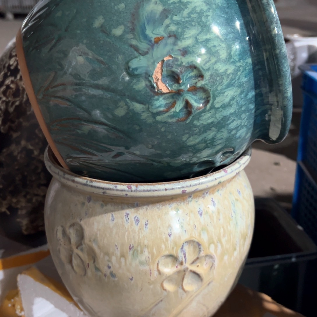 红陶瑕疵20-20两个