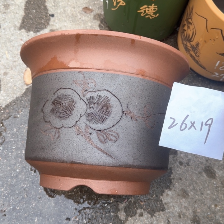 紫砂花盆特价清仓