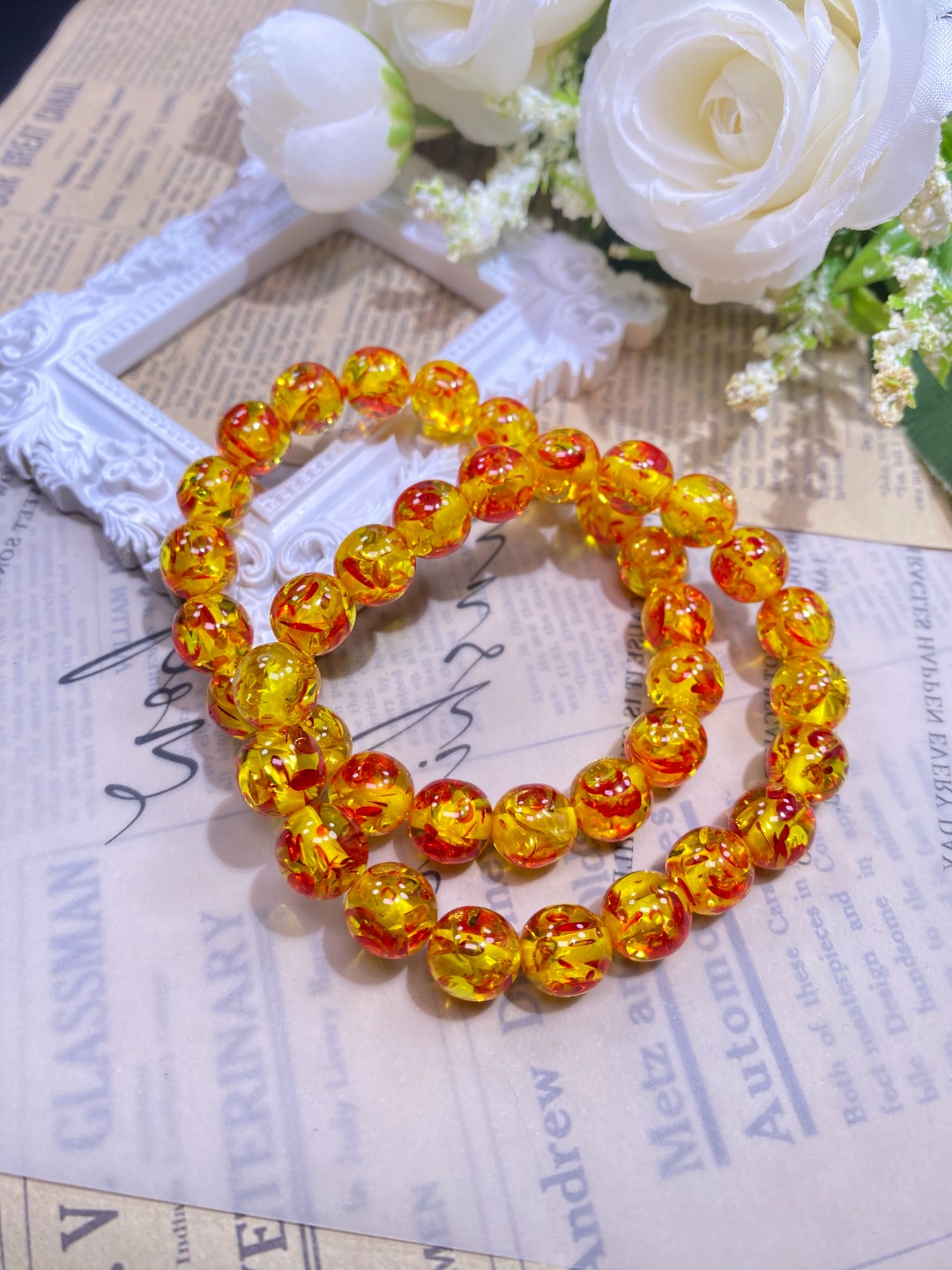 花色10mm手串发一条B68