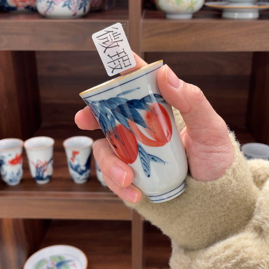 微瑕釉下彩纯手绘